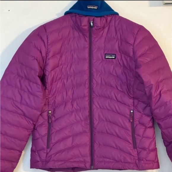 Patagonia Jackets & Blazers - Patagonia Women's Down Sweater LKAT PURPLE 84682 S Goose Down& Re-Tool Headband